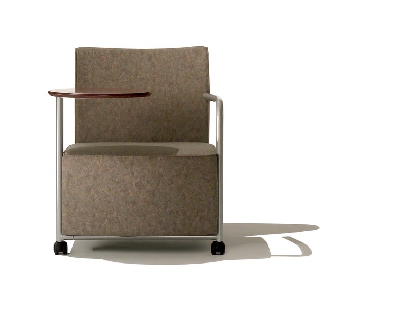 Silla Lounge Celeste de frente